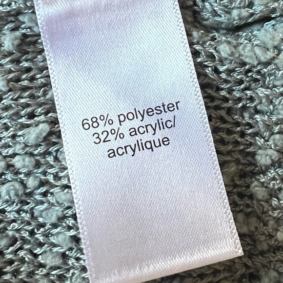 Maurices Green Open Knit Textured V Surplice Neck Sweater XS - Picture 9 of 11